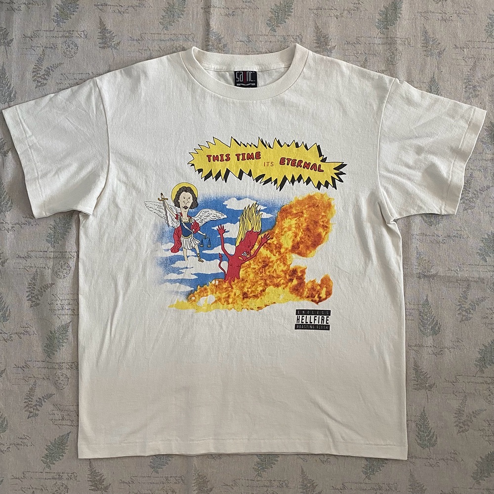 Saint Michael X Beavis & Butthead T Shirt Mens Size XXL.
